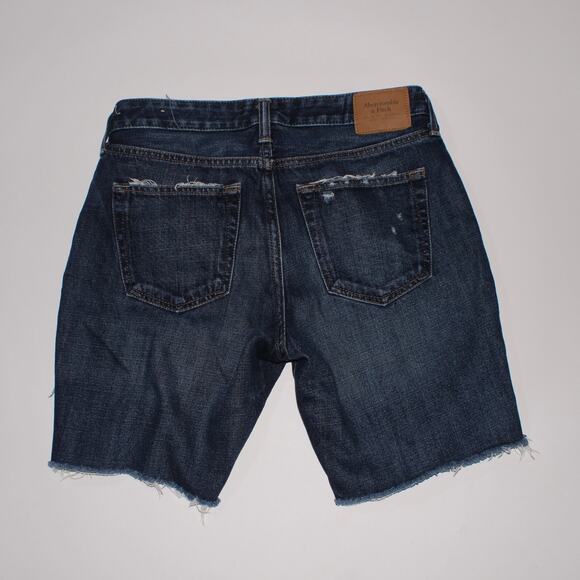 Abercrombie & Fitch Distressed Denim Jean Jorts Mens Size 30 - Picture 2 of 6
